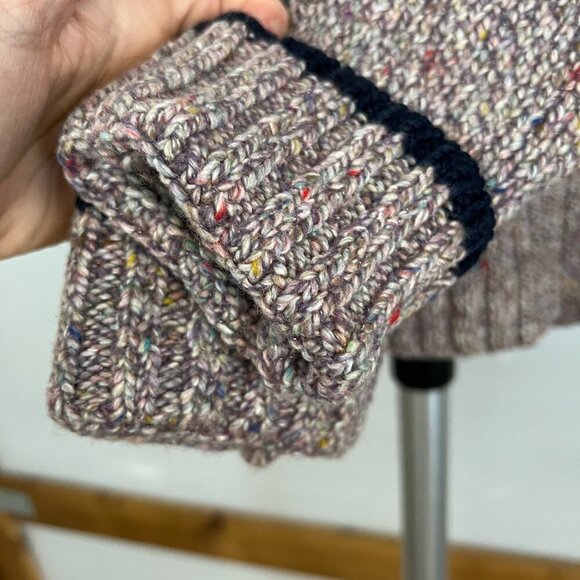 Rachel Zoe Wool Silk Blend Multicolor High Neck Knit Sweater Sz S - Picture 5 of 15